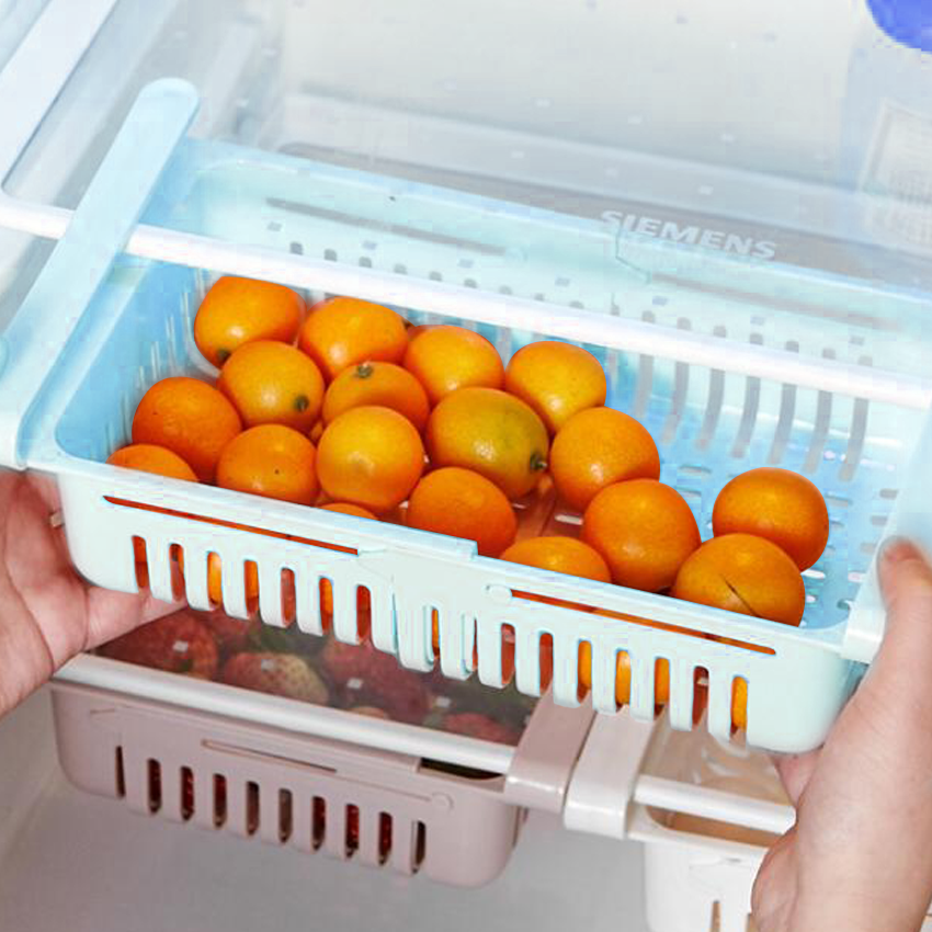 Retractable fresh-keeping pull-out sorting refrigerator organizer ML-1803