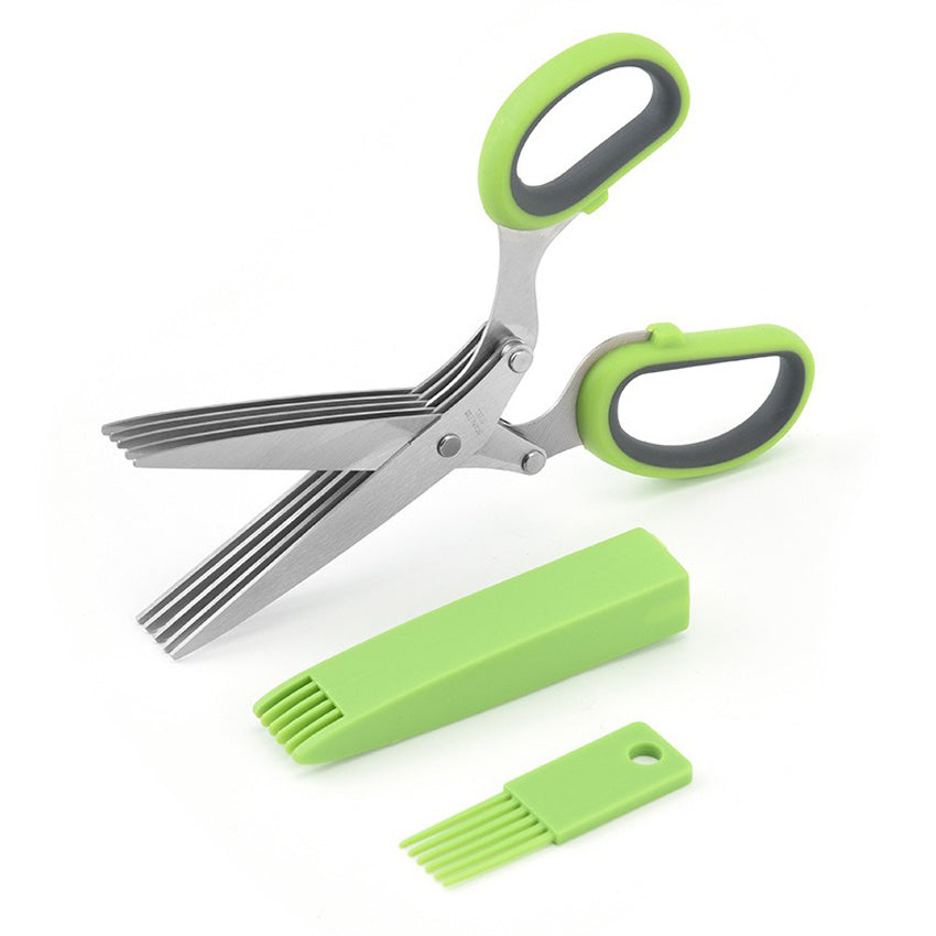 Five-layer Stainless Steel Shredded Vegetable Scissors