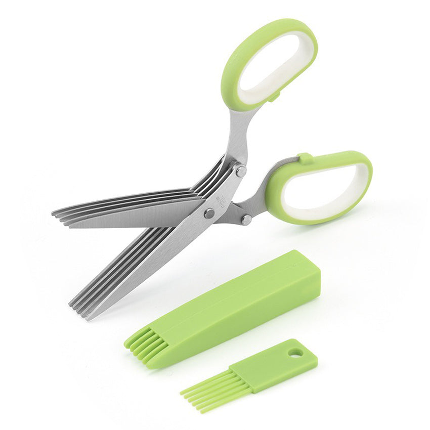 Five-layer Stainless Steel Shredded Vegetable Scissors