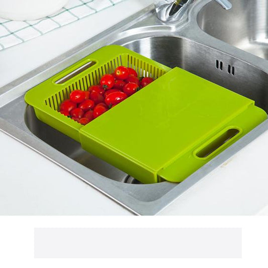 Vegetable Washing and Draining Basket Cutting Board ML-8212