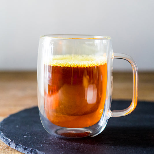 Double Walled Beer Glass with Handle