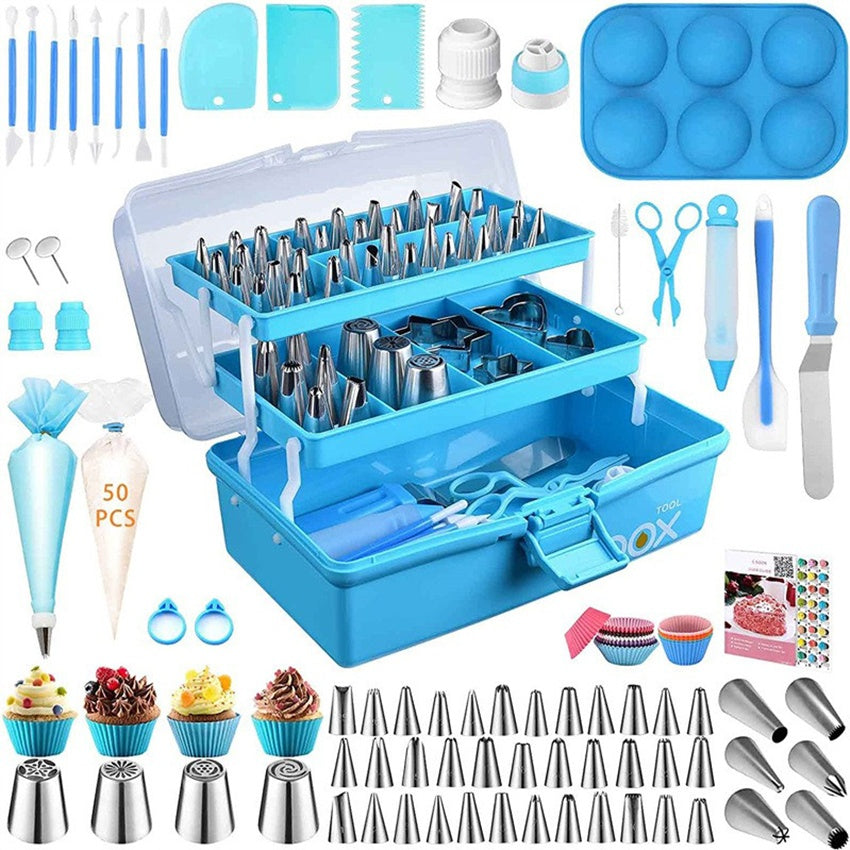 236 Pieces Baking Set Decorating Tools Baking Utensils Cake Molding Utensils