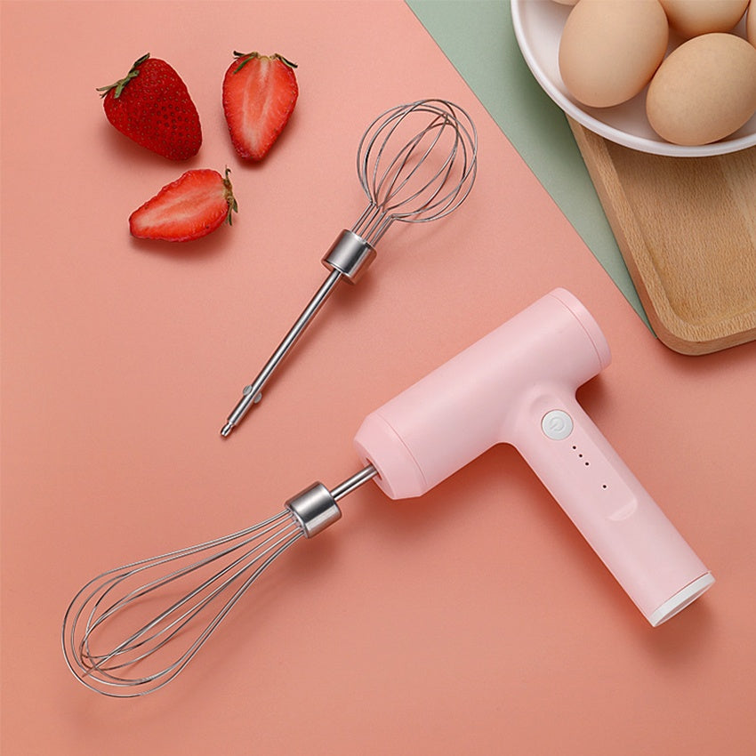 Electric Wireless Egg Beater Rechargeable Frother Mixer Whisk