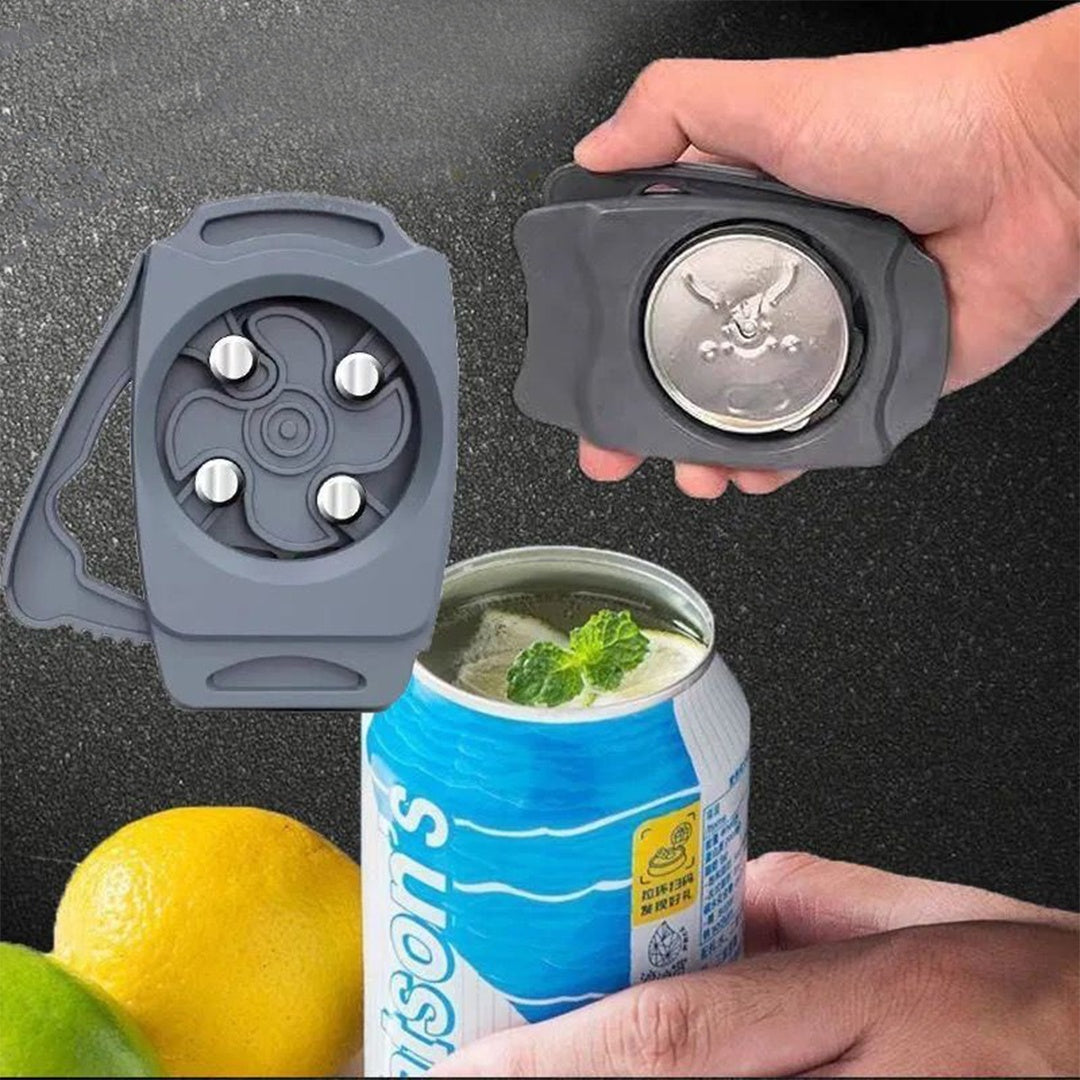 Multi-function can opener beverage beer wine bottle opener