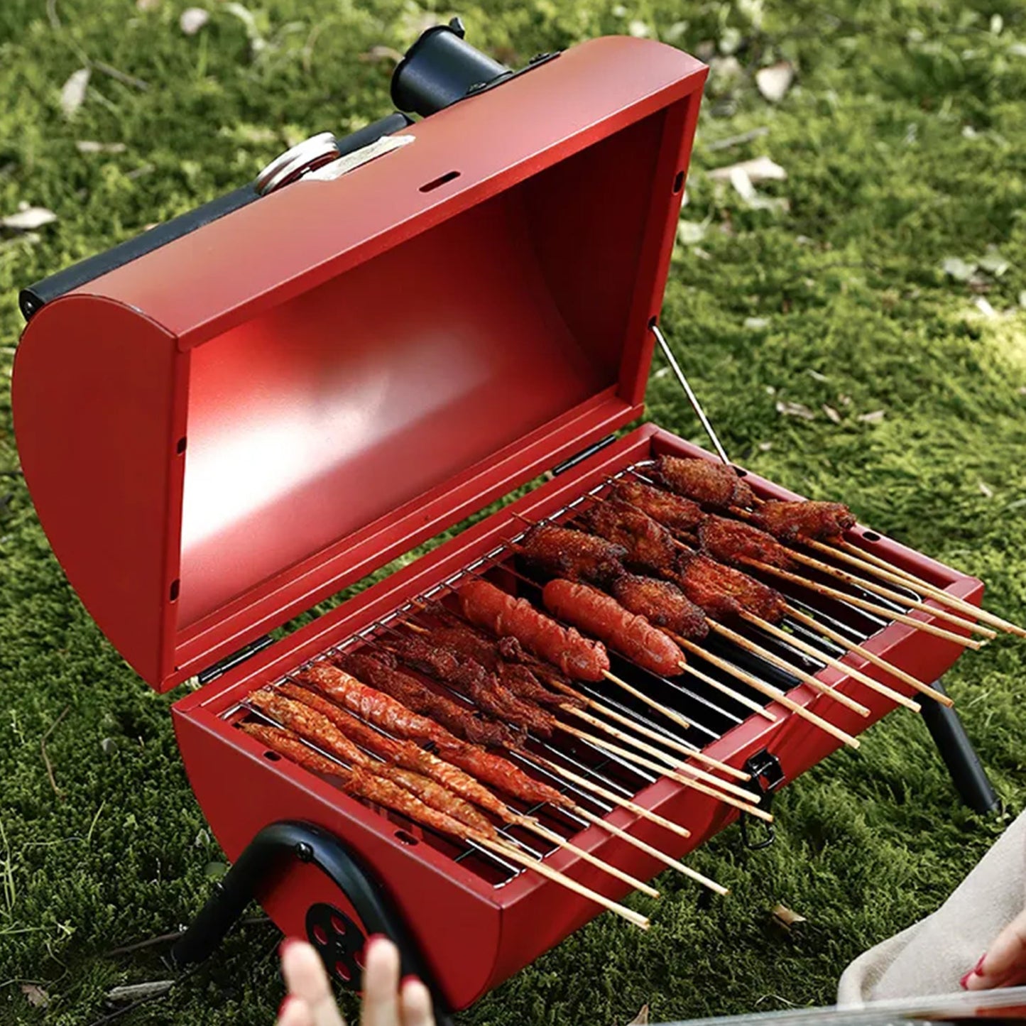 Portable Outdoor Barbecue Oven Home Indoor Charcoal