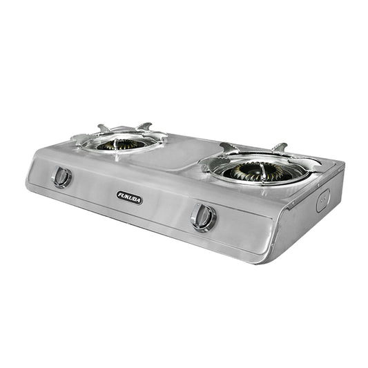 2 Burner Heavy Duty Gas Stove Double Burner Stainless FGS880SS