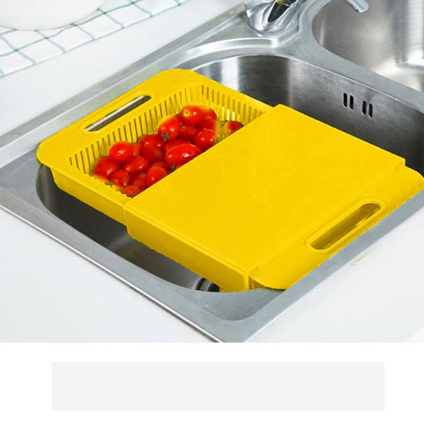 Vegetable Washing and Draining Basket Cutting Board ML-8212